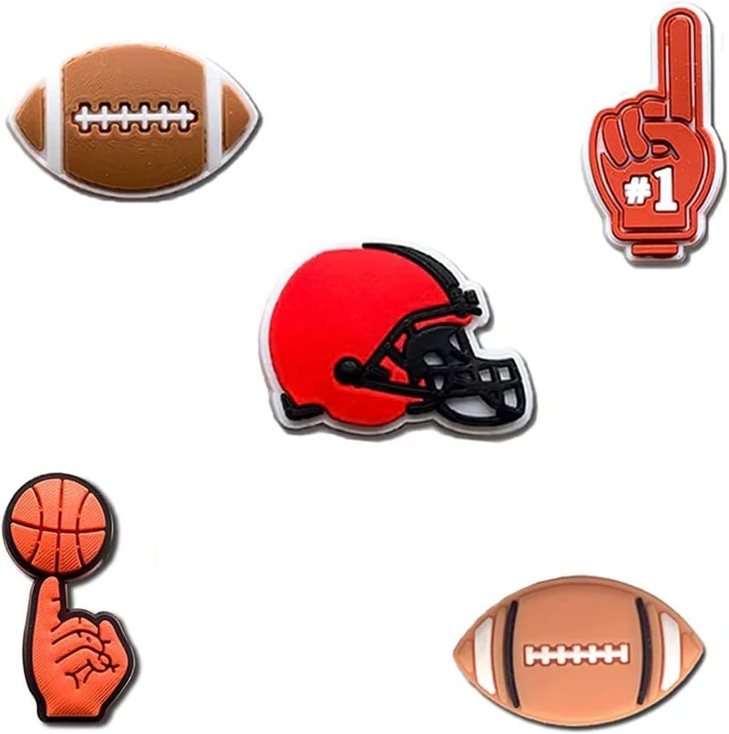 BOWNDY Multi-colored PVC Sports Cats Shoe Charms - Image 2